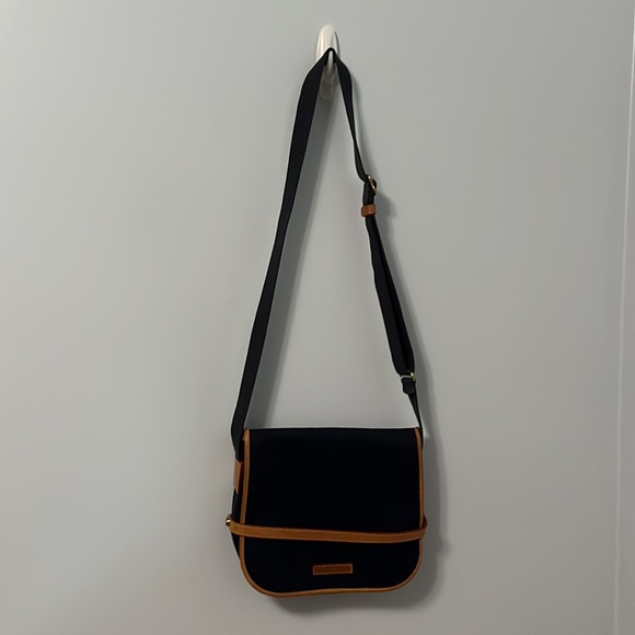 Vintage Dooney & Bourke Messenger Canvas Crossbody Bag - Picture 2 of 9